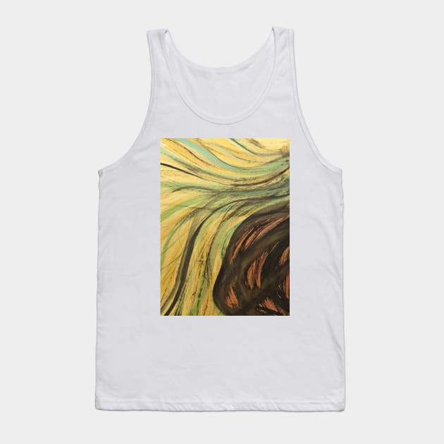 Ink & Charcoal #2 Tank Top by DomaDART